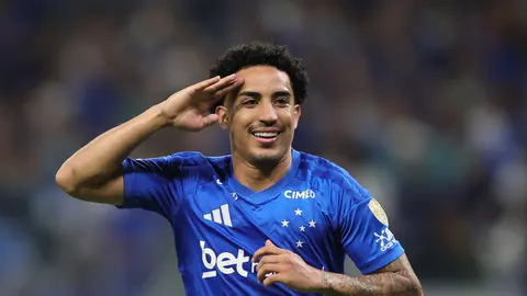 Christian de Cruzeiro en celebración en la Copa Libertadores | AP