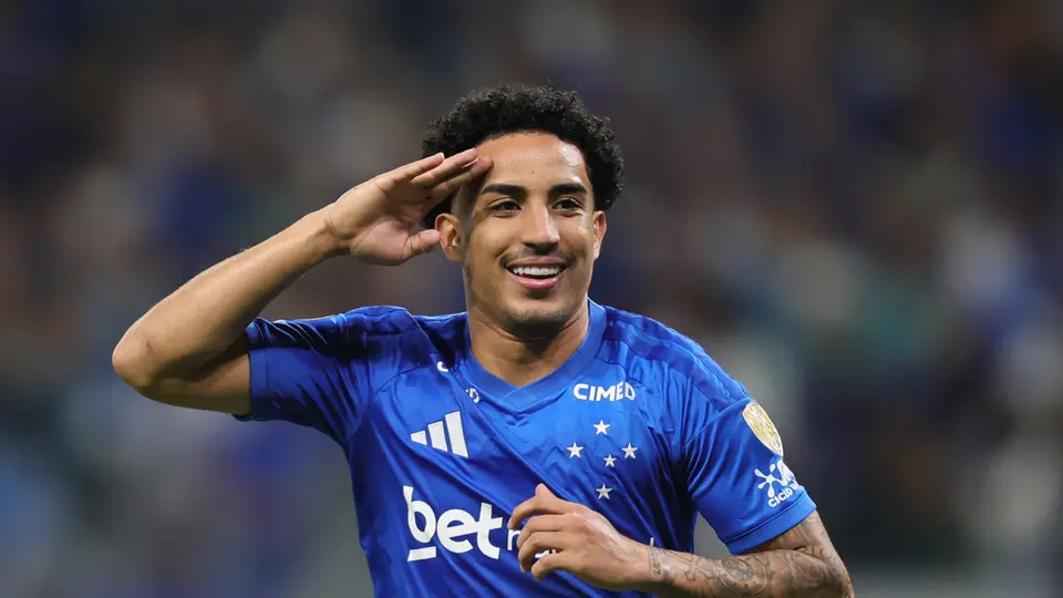 Christian de Cruzeiro en celebración en la Copa Libertadores | AP