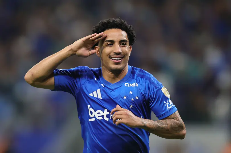 Christian de Cruzeiro en celebración en la Copa Libertadores | AP