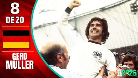 Leyendas mundialistas: Gerd Müller, el héroe alemán de guerra en Copas del Mundo