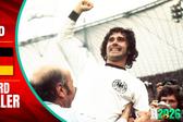 Gerd Müller, en el Mundial Alemania 1974. l AFP