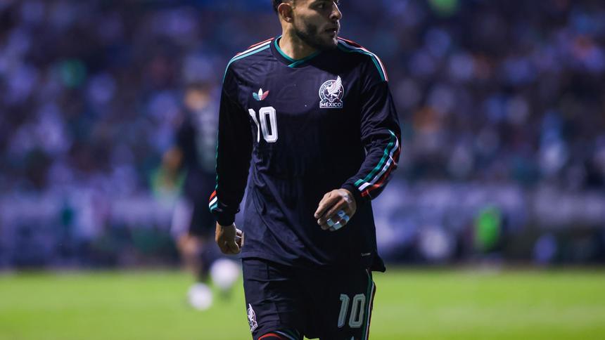 Alexis Vega en el partido amistoso de la Selección Mexicana ante Ghana | MEXSPORT