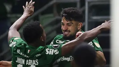Palmeiras goleó a Junior y se mete en la siguiente ronda de la Copa Libertadores