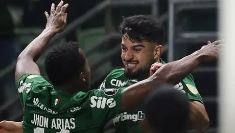 Palmeiras goleó a Junior y se mete en la siguiente ronda de la Copa Libertadores