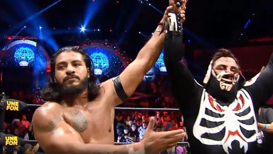El Hijo del Fantasma es uno de los luchadores que ha tenido que revelar su identidad en AAA | Captura de pantalla