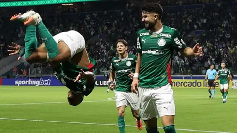 Victoria de Palmeiras sobre junior de Barranquilla | x:@Palmeiras