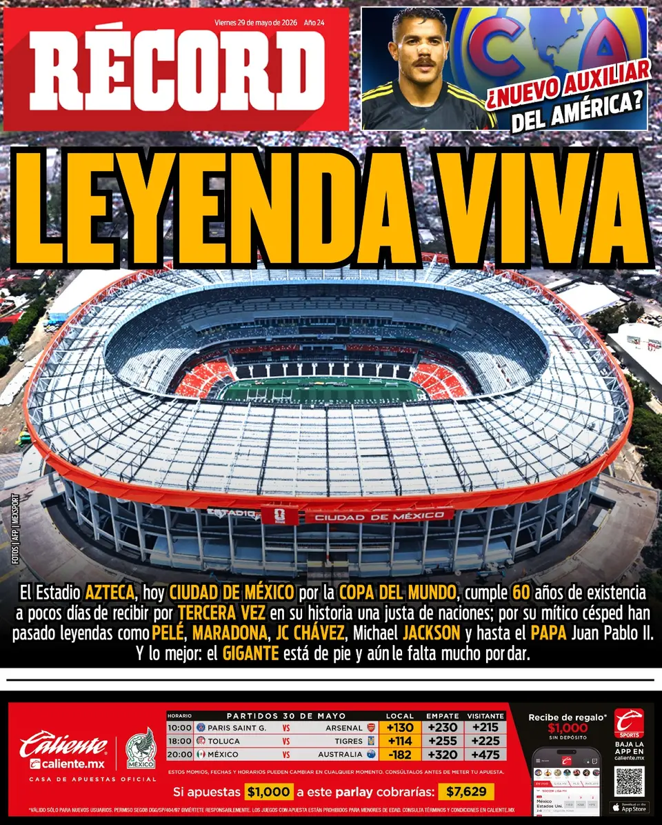 Portada RÉCORD 29 mayo 2026