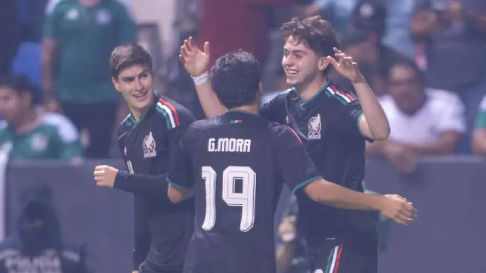 Gilberto Mora, Armando González y Brian Gutiérrez con México | IMAGO7