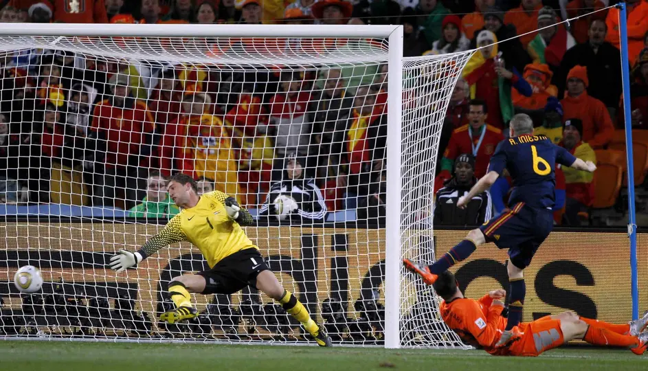 Iniesta marcó el gol con el que España se coronó campeón del mundo | MEXSPORT