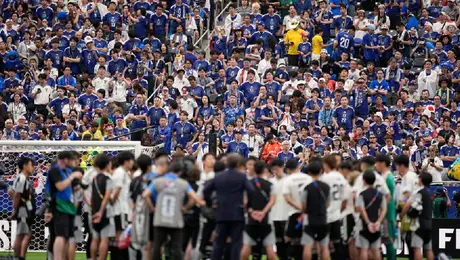 ¡Tremendo gesto! Entre lágrimas, jugadores de Japón agradecen el apoyo de su afición