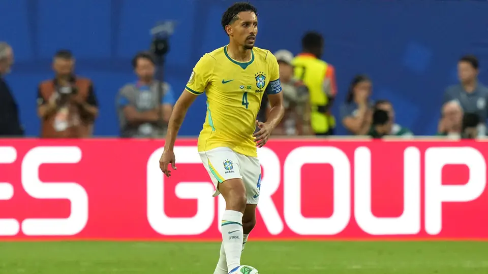 Marquinhos en el partido de Brasil vs Escocia | AP