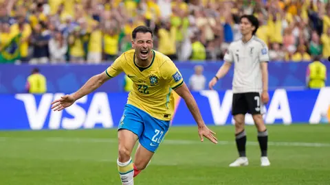 Gabriel Martinelli le da el triunfo a Brasil sobre Japón l AP