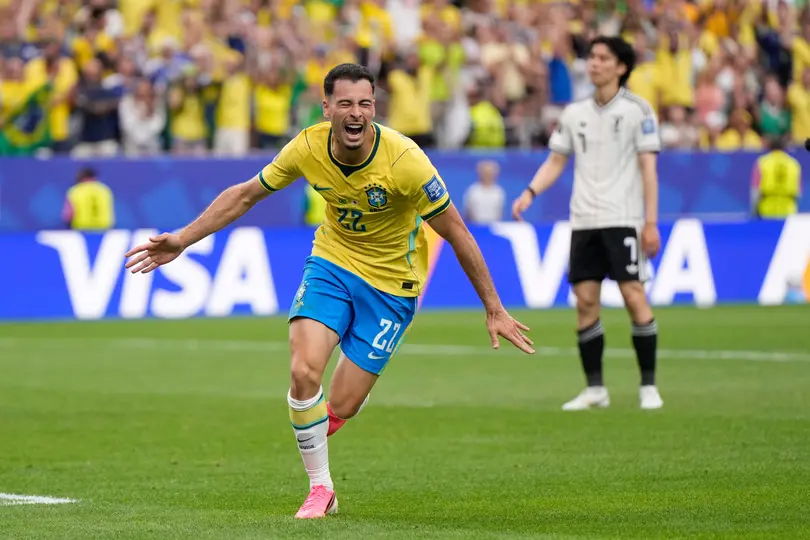 Gabriel Martinelli le da el triunfo a Brasil sobre Japón l AP