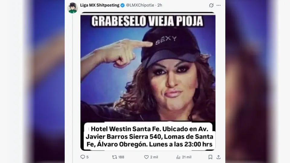Meme de X sobre la ubicación del hotel de concentración de Ecuador | CAPTURA DE PANTALLA X