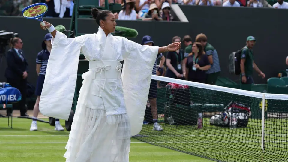 Naomi Osaka con su hermoso vestido | AP