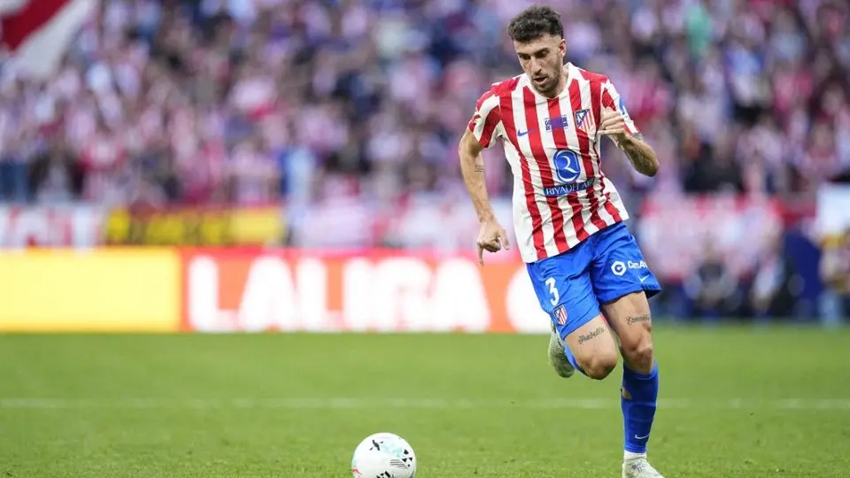 Matteo Ruggeri con Atlético de Madrid | AFP