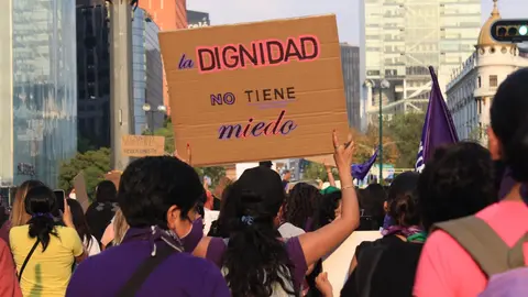 Marcha feminista del 8 de marzo en Ciudad de México | PATRICIA SPÍNDOLA