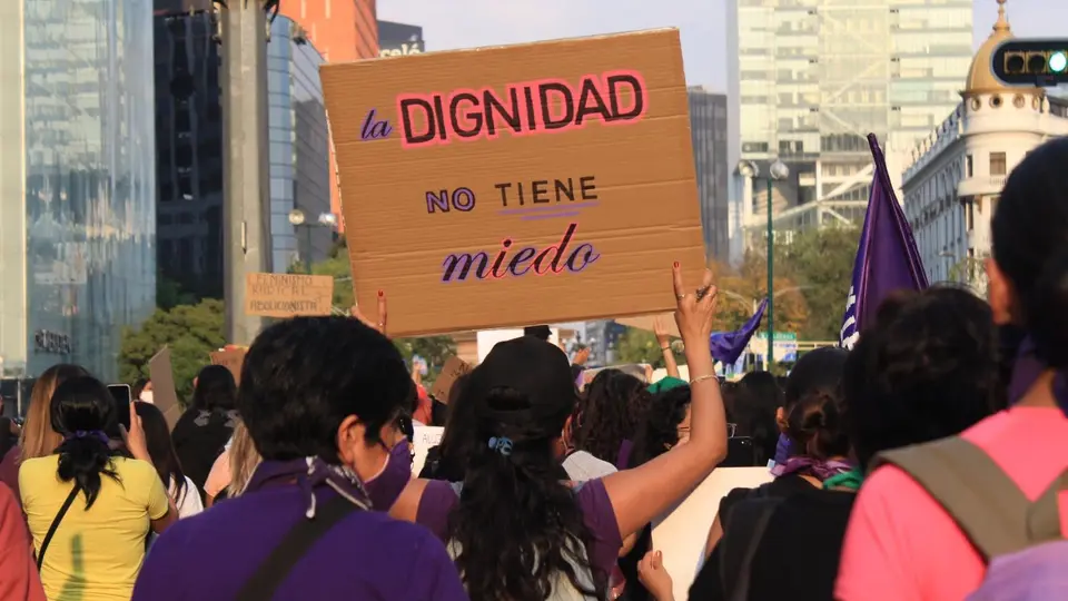 Marcha feminista del 8 de marzo en Ciudad de México | PATRICIA SPÍNDOLA