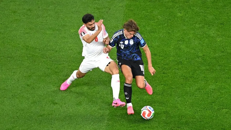 Nico Paz con la Selección de Argentina en el Mundial 2026 | AP