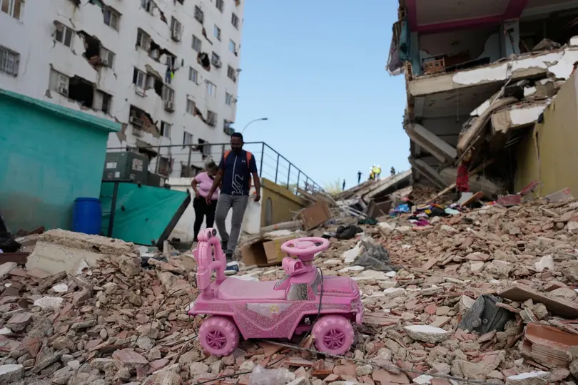 La Guaira permanece como la región con mayores daños tras el doble terremoto que sacudió el norte de Venezuela./ AP