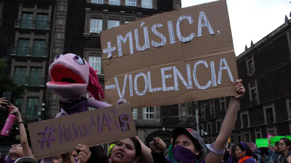 Marcha feminista del 8 de marzo en Ciudad de México | PATRICIA SPÍNDOLA