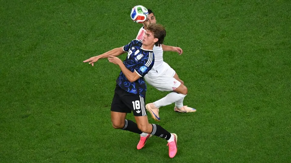 Nico Paz con la Selección de Argentina en el Mundial 2026 | AP