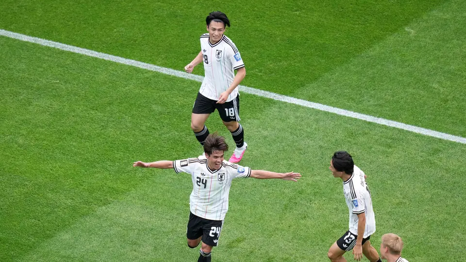 Golazo de Japón sobre Brasil l AP