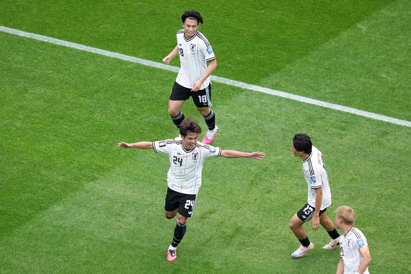 Golazo de Japón sobre Brasil l AP