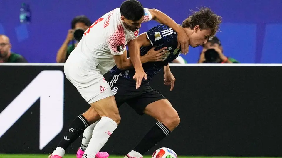 Nico Paz con la Selección de Argentina en el Mundial 2026 | AP