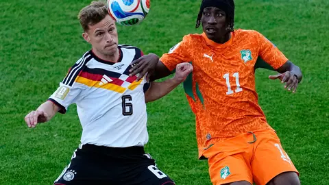 Yan Diomandé ante Alemania | AP
