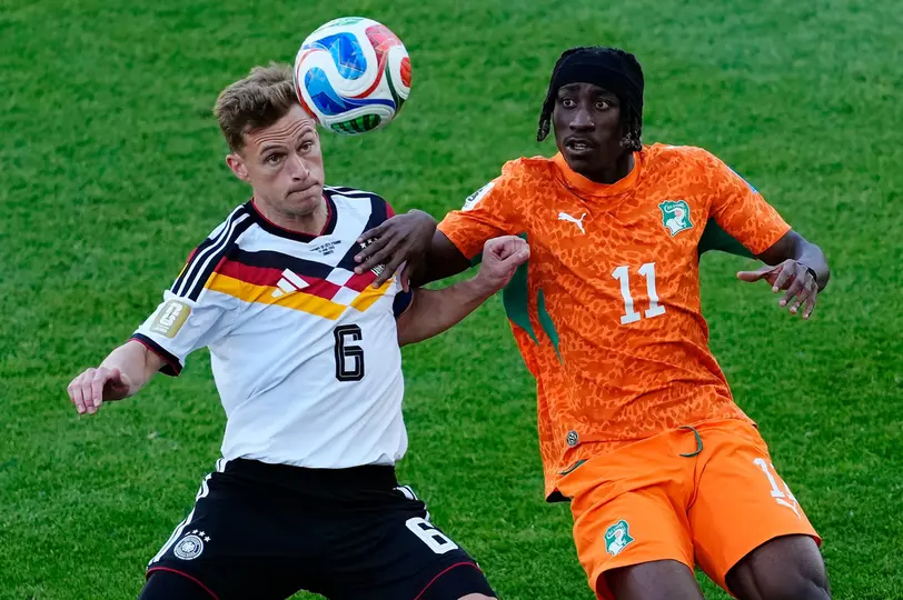 Yan Diomandé ante Alemania | AP
