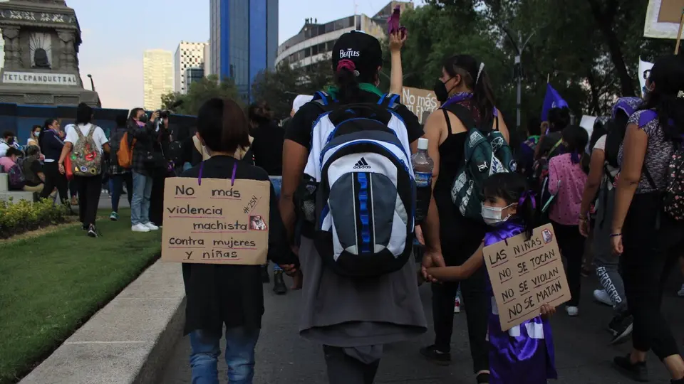 Marcha feminista del 8 de marzo en Ciudad de México | PATRICIA SPÍNDOLA