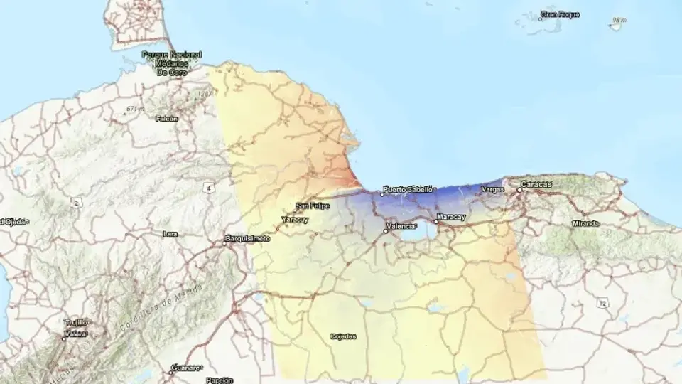 La misión NISAR permitió identificar desde el espacio las zonas con mayor probabilidad de daños tras los sismos./ NASA
