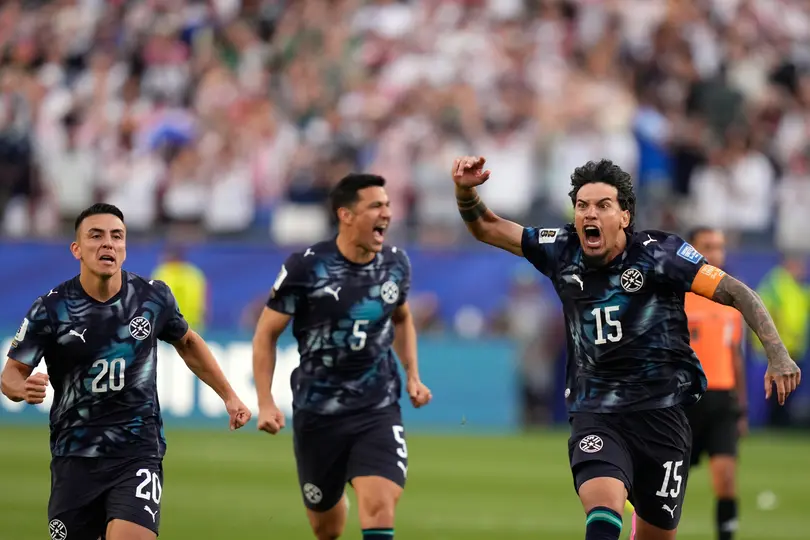 Así celebró Paraguay su clasificación a la siguiente ronda | AP