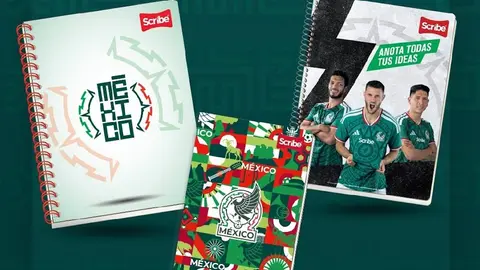 Edson Álvarez, Santiago Giménez y Raúl Jiménez protagonizan nueva colección oficial de Scribe