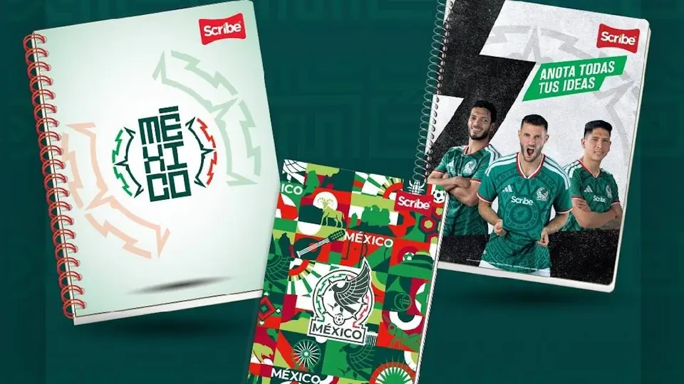 Edson Álvarez, Santiago Giménez y Raúl Jiménez protagonizan nueva colección oficial de Scribe