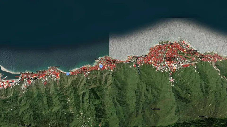 Los mapas difundidos por la NASA apoyan la evaluación de daños y las labores de respuesta en las regiones afectadas./ NASA