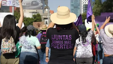 Marcha feminista del 8 de marzo en Ciudad de México | PATRICIA SPÍNDOLA
