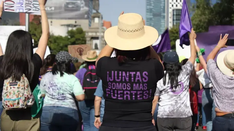 Marcha feminista del 8 de marzo en Ciudad de México | PATRICIA SPÍNDOLA