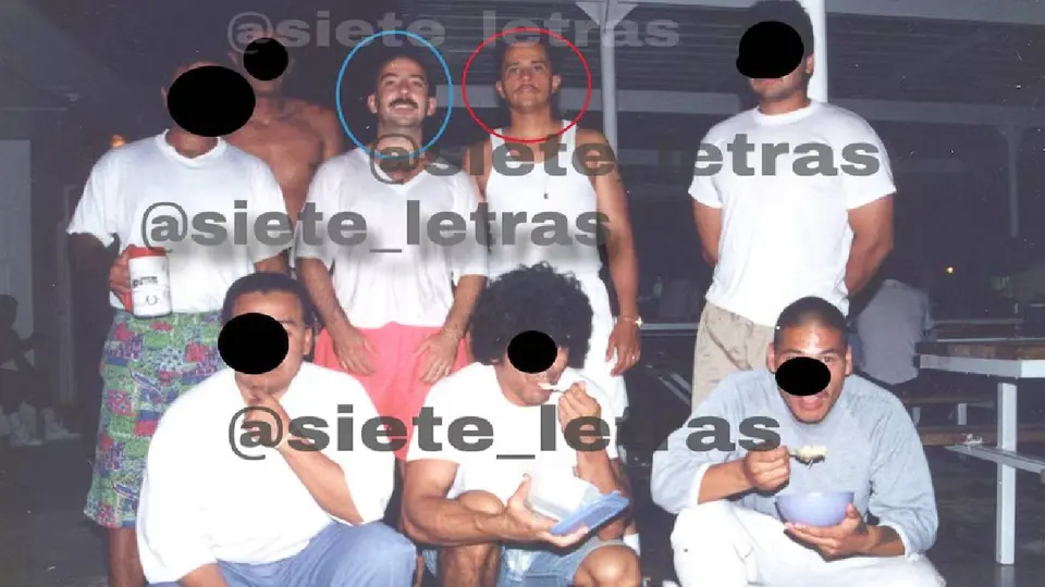 La imagen muestra a quien sería Nemesio Oseguera Cervantes años antes de convertirse en líder del CJNG./ X:@siete_letras