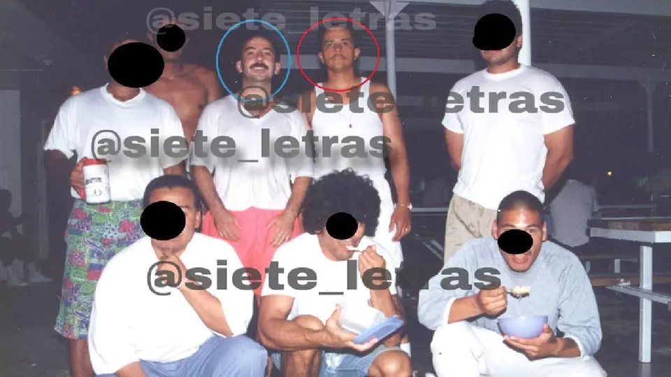 La imagen muestra a quien sería Nemesio Oseguera Cervantes años antes de convertirse en líder del CJNG./ X:@siete_letras