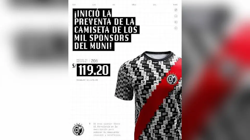 El equipo peruano que se salvó de la bancarrota con una venta de jerseys