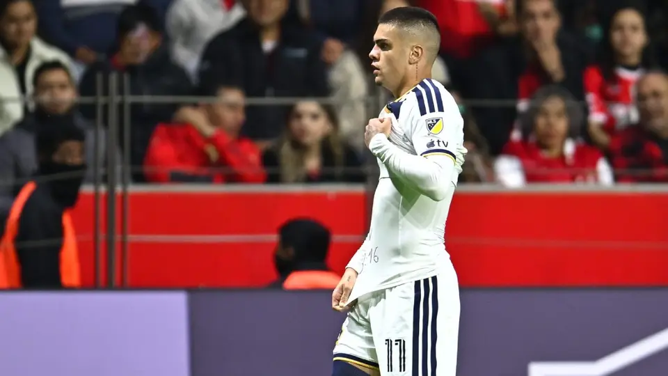 Gabriel Pec con LA Galaxy | AP