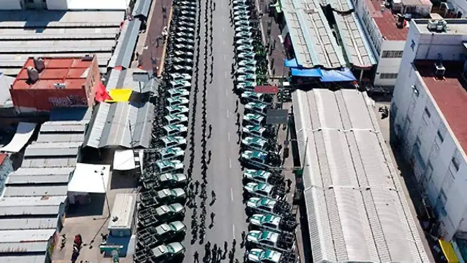 Elementos de la Secretaría de Seguridad Ciudadana (SSC) en Tepito / SSC