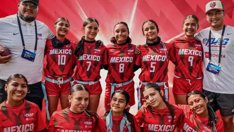 México celebra título femenil y subcampeonato en el NFL Flag Championships 2026