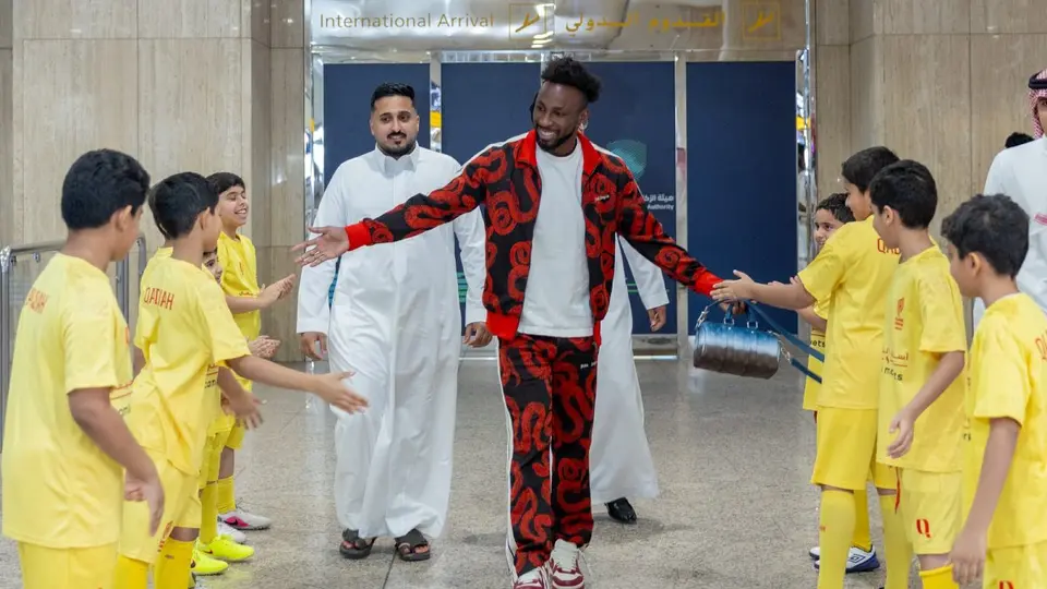 Quiñones en su regreso a Arabia Saudita | X: @Alqadsiah