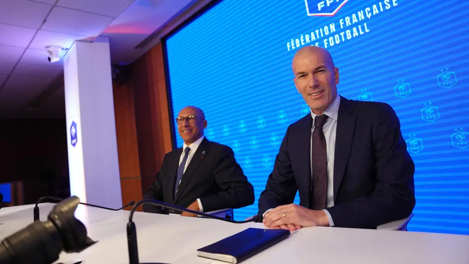Zinedine Zidane en declaraciones tras ser elegido DT de Francia | AP