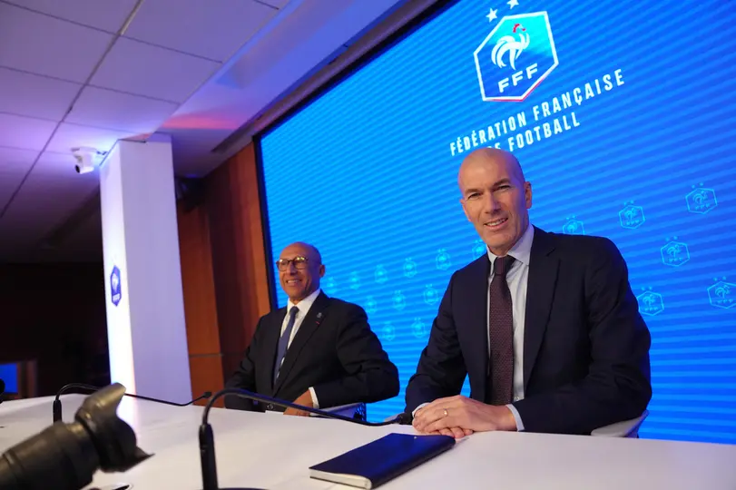 Zinedine Zidane en declaraciones tras ser elegido DT de Francia | AP