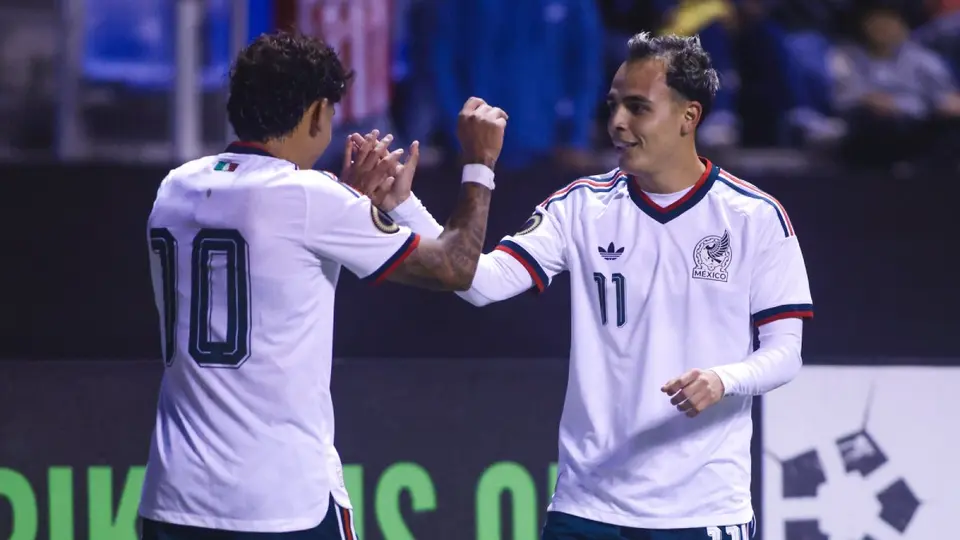 Jugadores de la Selección Mexicana Sub-20 en celebración | MEXSPORT