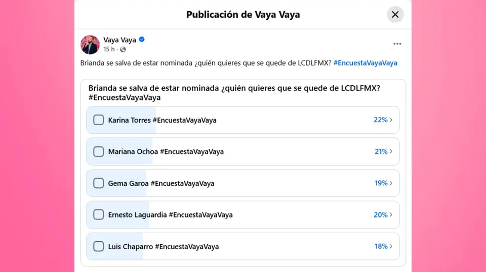 Encuesta Vaya Vaya